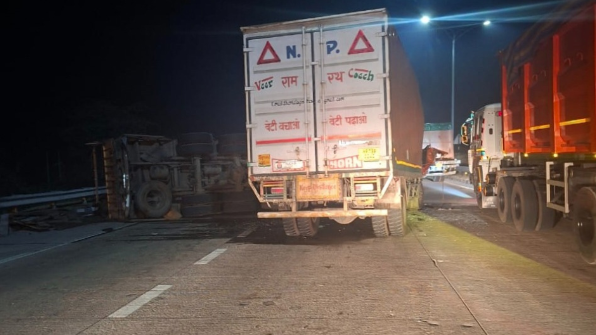 faridabad truck driver dies in kgp collision due to missing reflectors