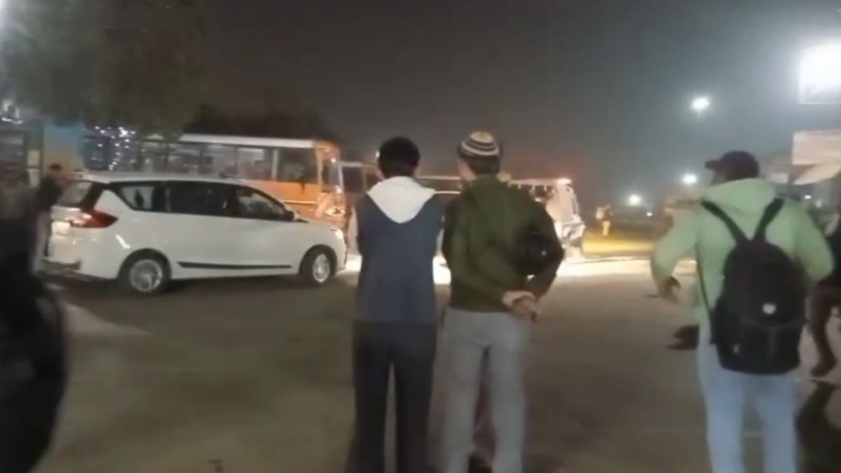 an unclaimed bag had been left in a roadways bus for 24 hours and a bomb alert caused a sensation at night