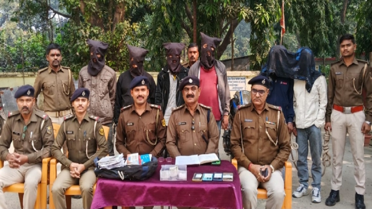 six criminals arrested for looting over rs 3 lakh by firing at a csp operator in darbhanga