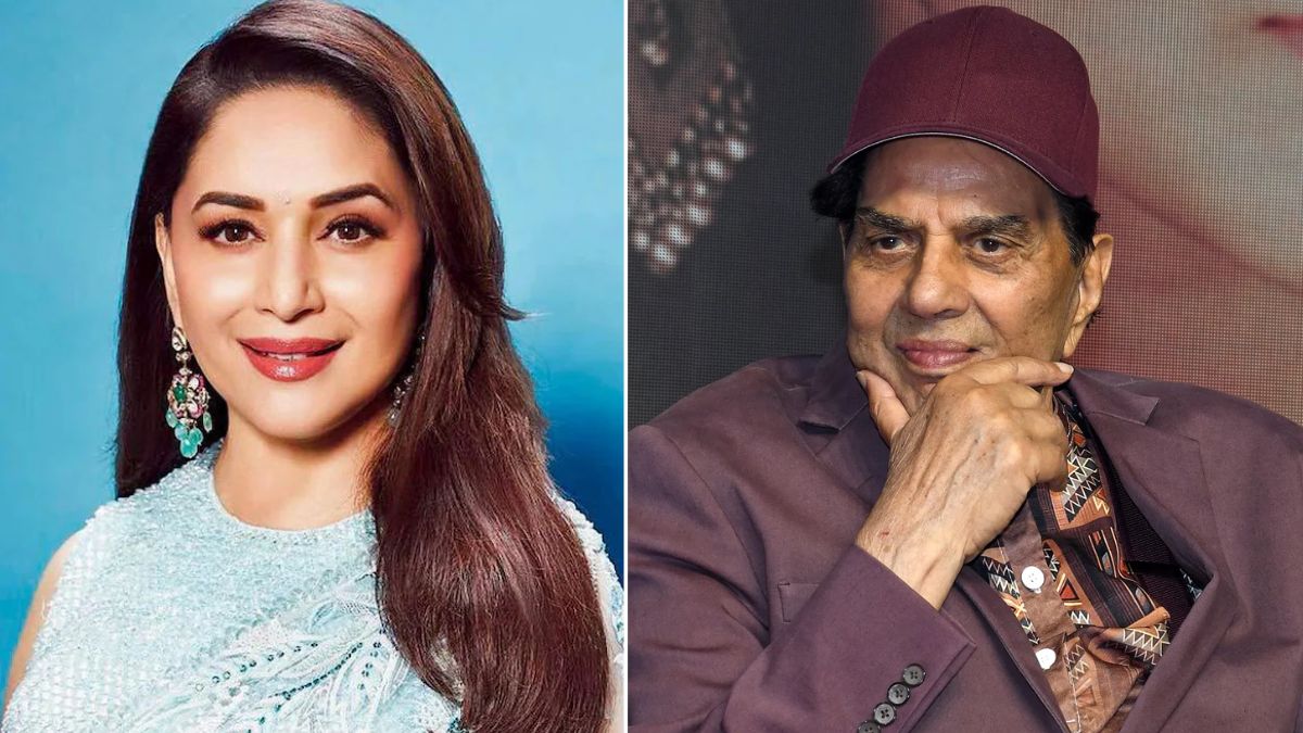 mrs deshpande actress madhuri dixit spoke about legendary late actor dharmendra