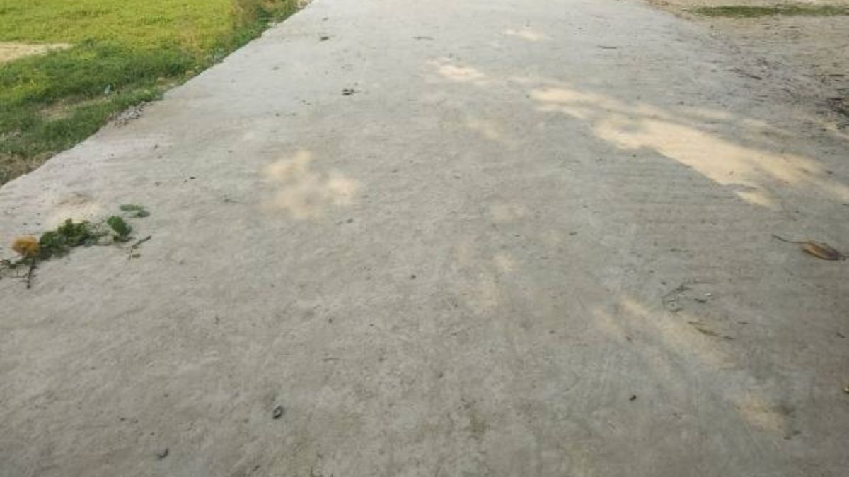 bettiah pcc road and drain construction from manua bridge to kalibagh thana