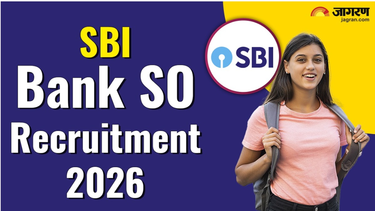 sbi bank so recruitment 2026 registration start from today for the post of specialist officer and candidate can apply with these steps