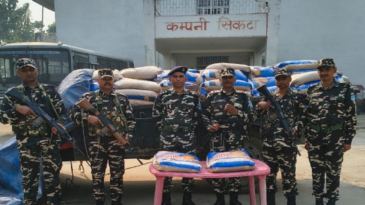 200 bags of foreign maize being taken to nepal seized smuggler absconding in west champaran