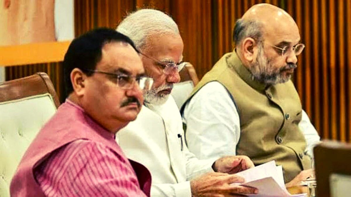 bjp leadership discussions pm modi focuses on party elections