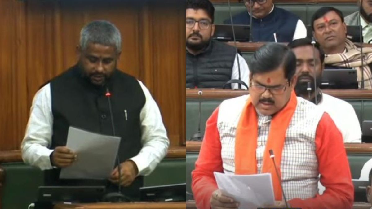 bihar mlas take oath in sanskrit to be honored