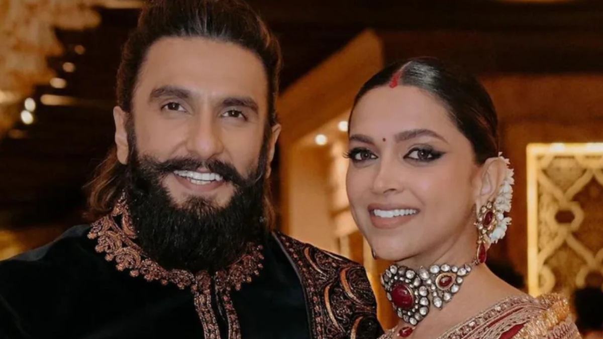 deepika padukone and ranveer singh looks stunning at actors cousin wedding video viral