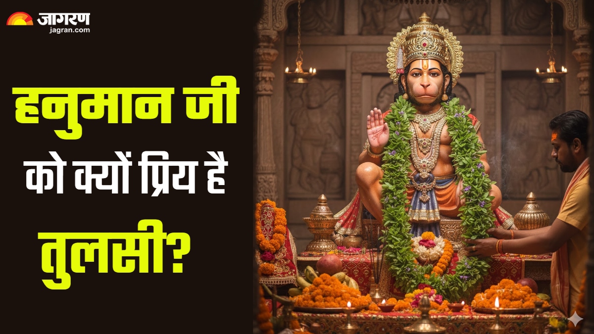 why is tulsi garland offered to hanumanji know the puranic tale