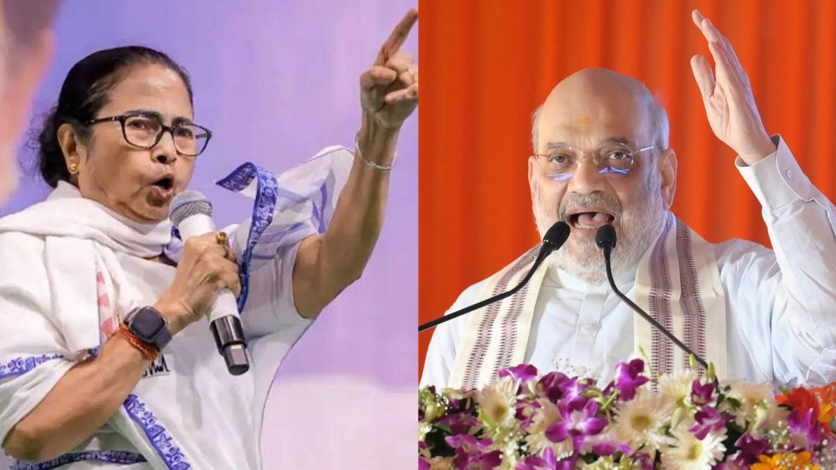 mamata banerjee accuses amit shah over voter list revision in bengal