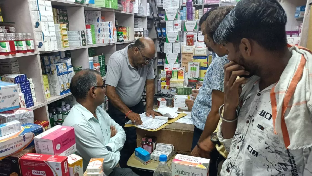 sirsa drug bust thousands of illegal pills seized from medical store