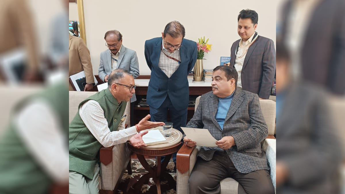 rajya sabha mp rajinder gupta met union minister nitin gadkari what issues were discussed