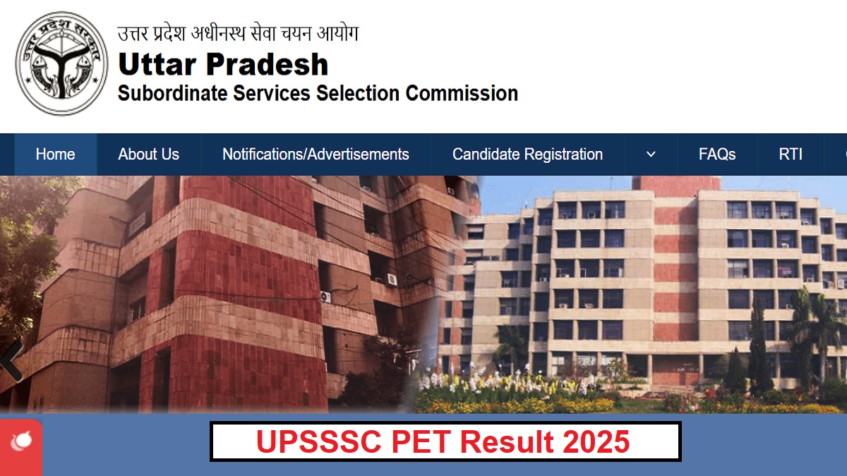 upsssc pet result 2025 up pet result may be released anytime direct link upssscgovin will be activated