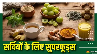 सर्दी के मौसम में स्वस्थ रहने के लिए जरूर खाएं ये चीजें (AI Generated Image)