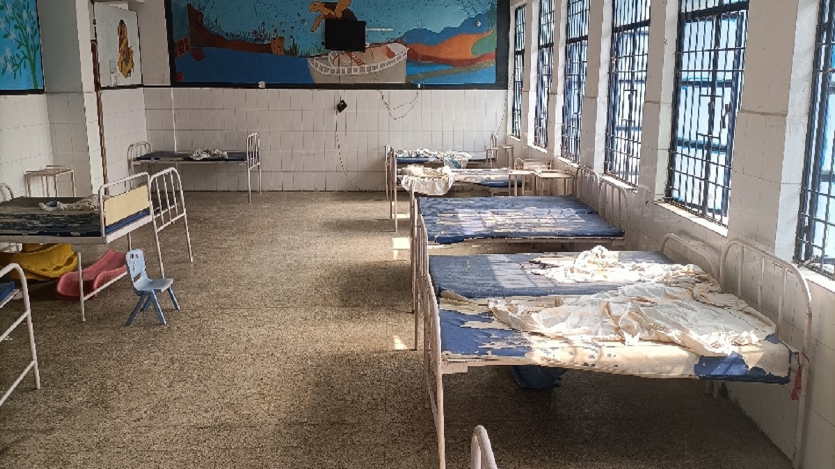 malnourished children do not come to the district level nutrition rehabilitation centre in benipur darbhanga