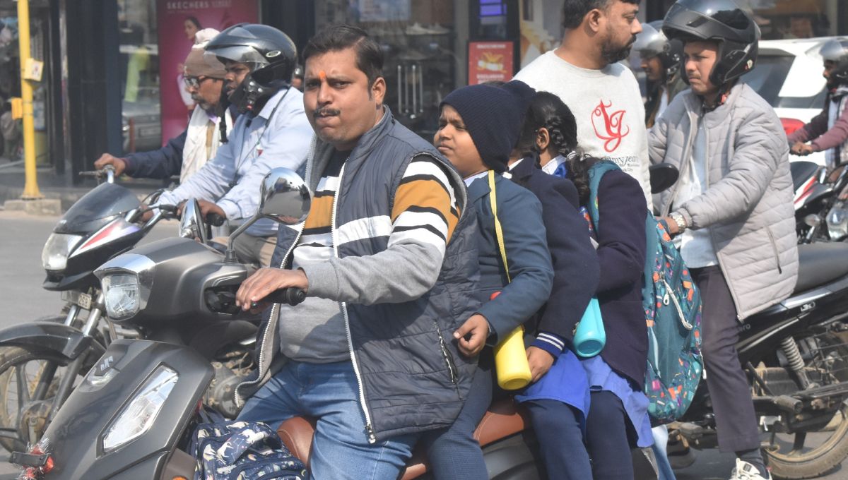 up traffic awareness month posters banners and challans dominate