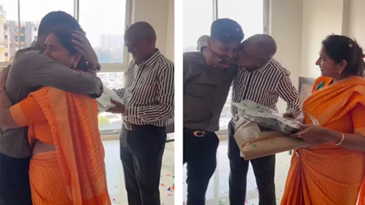 mumbai man surprises parents with new house