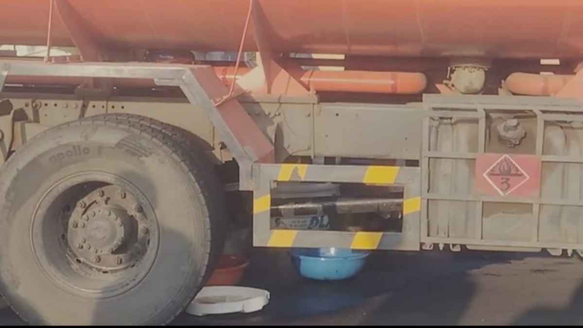 petrol tanker leak on bhopal airport road causes panic