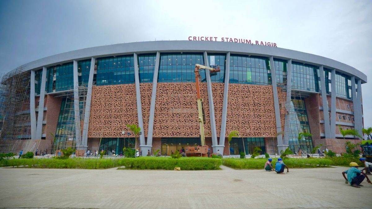 rajgir international cricket stadium ready with 13 pitches and advanced drainage