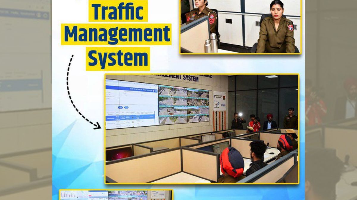 aipowered traffic management system launched in mohali