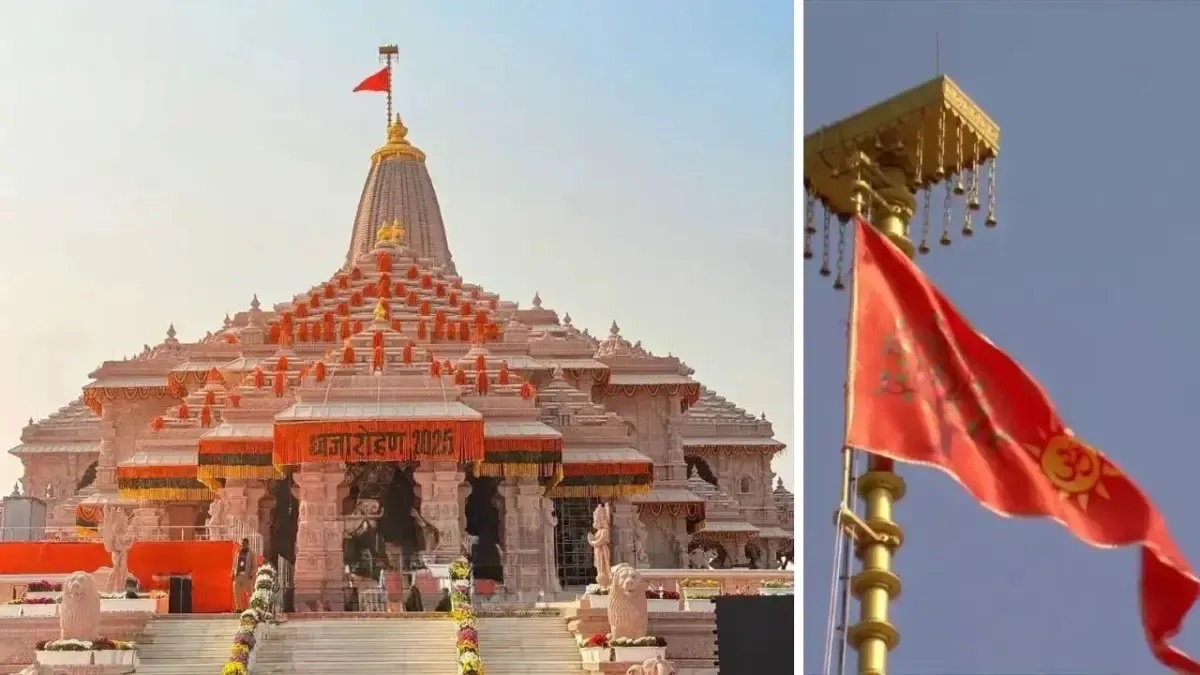 ayodhyas dharmadhwaja reinstallation political and cultural implications