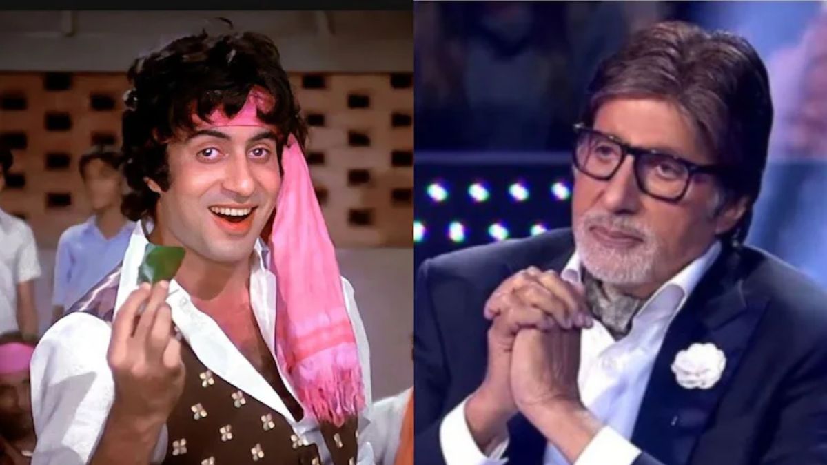 kbc 17 amitabh bachchan reveals he burnt his mouth while filing khaike paan banaras wala