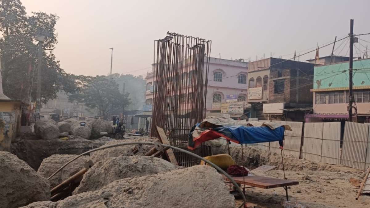 araria news 828 meter rob construction to ease traffic congestion