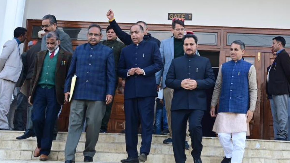 himachal assembly bjp walkout over lathicharge alleges cm misled house