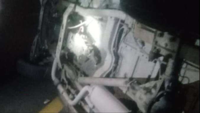 amethi bolero accident five injured after vehicle overturns
