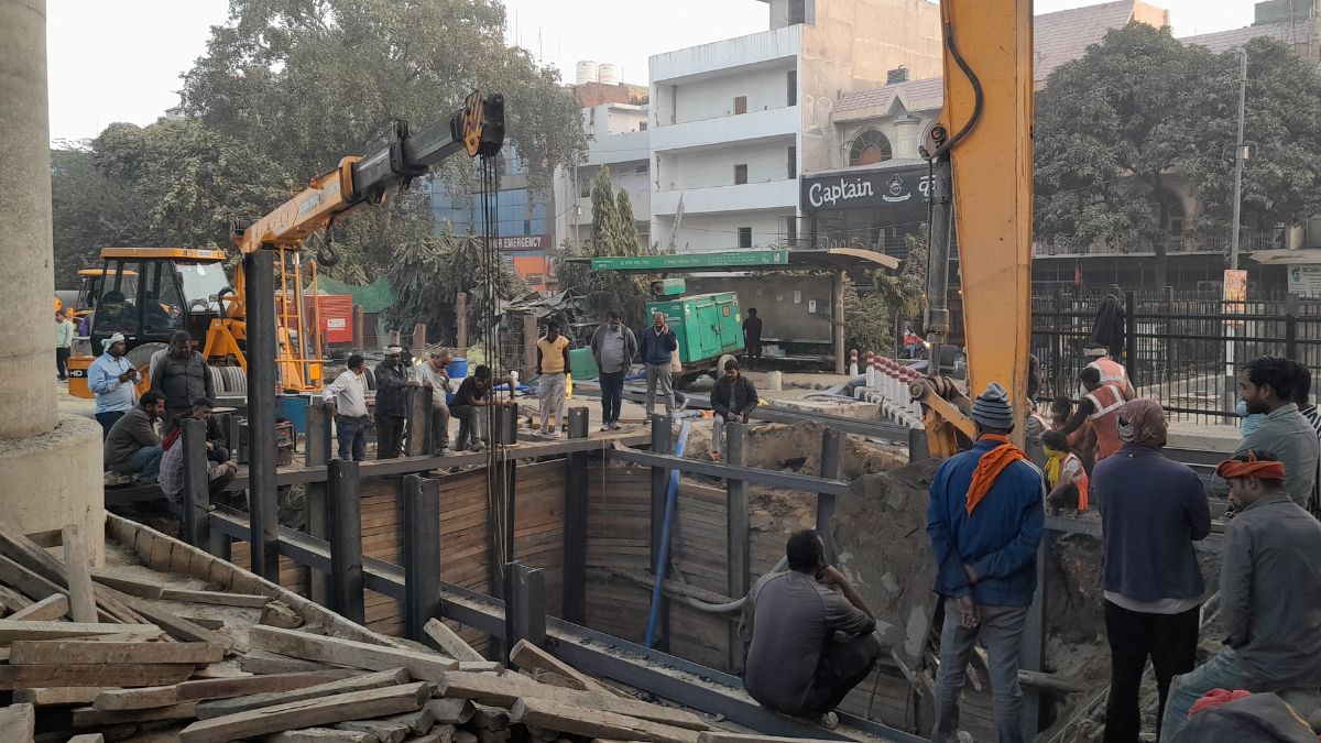 delhi water crisis water pipeline bursts due to jal boards negligence