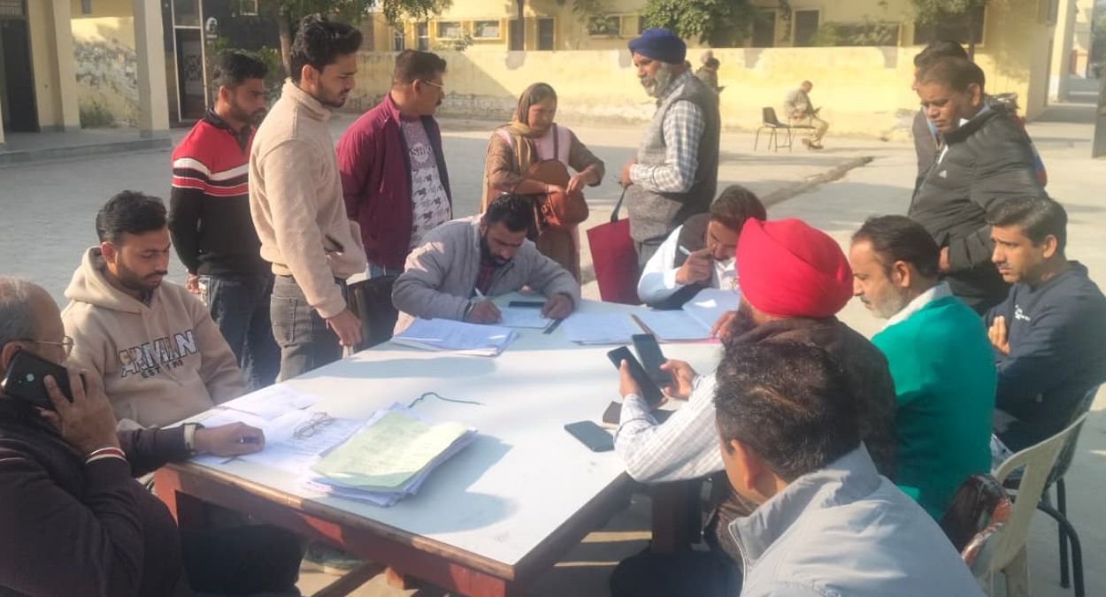 panchayat and zila parishad elections today is the last day for nominations officials present at the centres ahead of time process to begin at 11 am