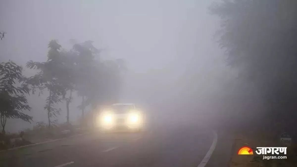 due to fog visibility on the highway has decreased
