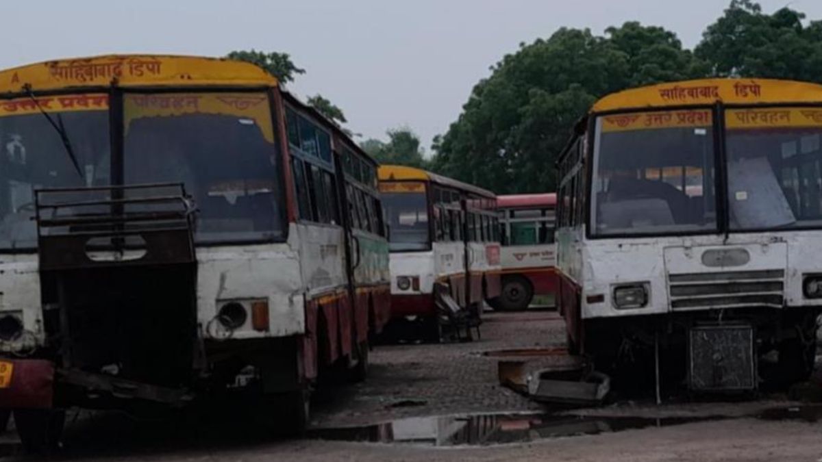 sahibabad depot 584 crore paid still buses awaiting maintenance