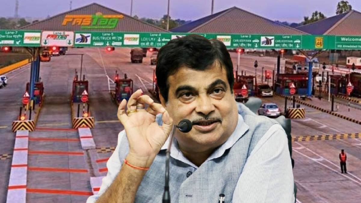 nitin gadkari said new barrierfree highway toll collection system to be in place within a year
