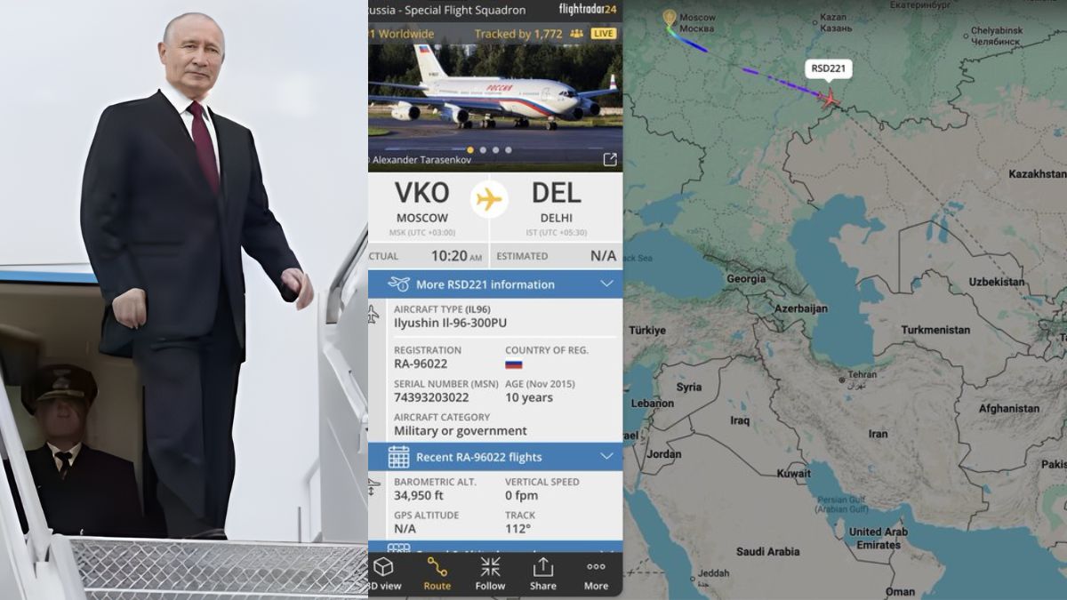putins india visit russian presidents plane most tracked globally