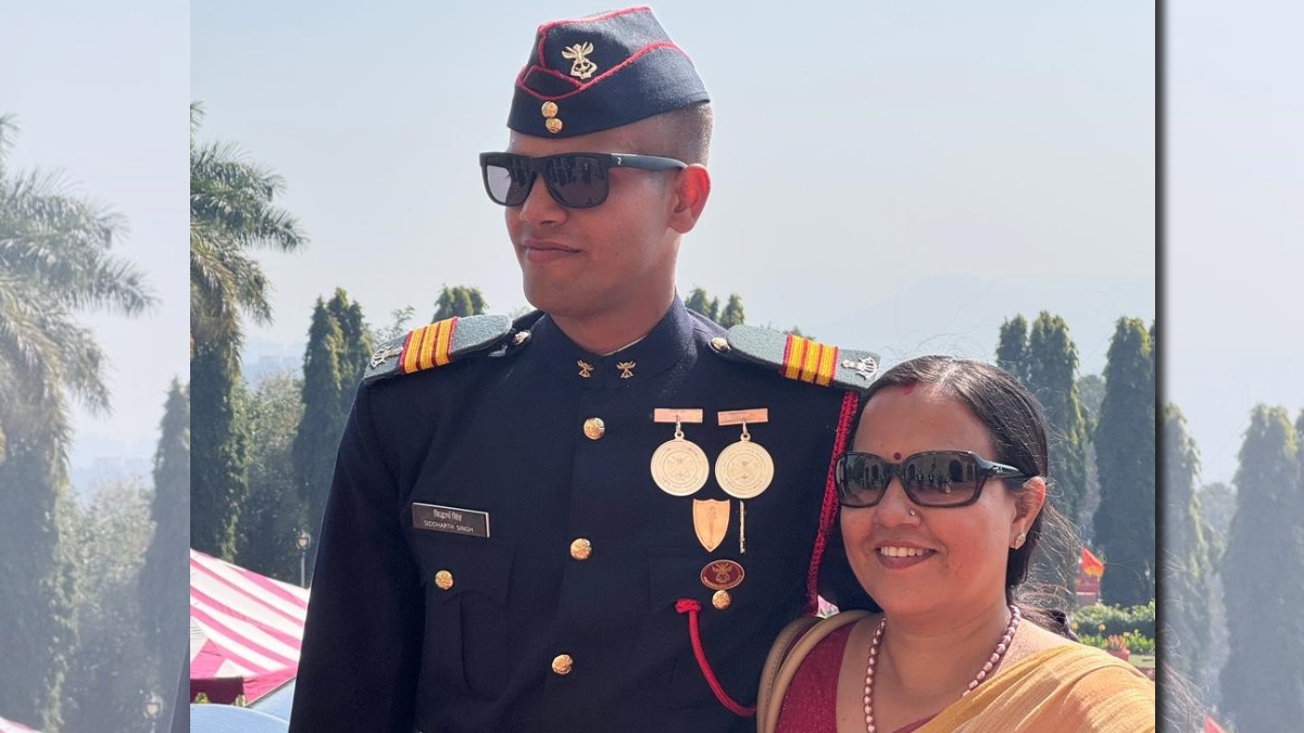 siddharth singh family tradition continues as he becomes lieutenant in indian army