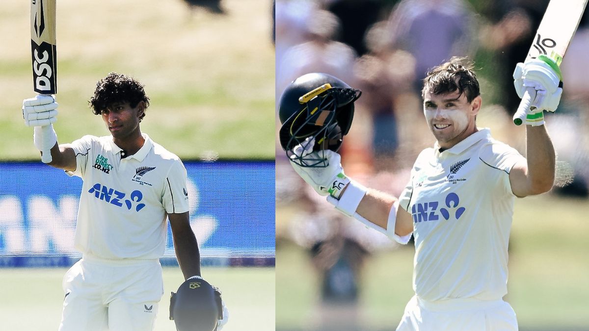 nz vs wi 1st test day 3 stumps tom latham rachin ravindra new zealand vs west indies