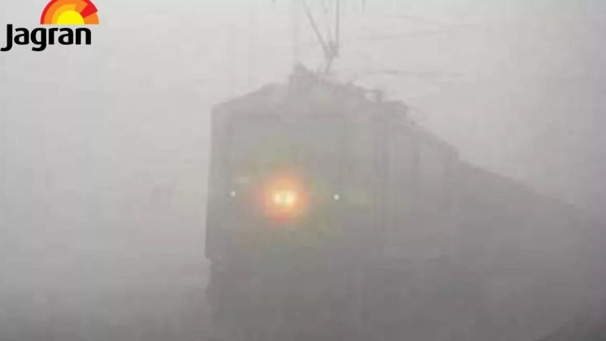 auraiya news train delays due to fog disrupt travel