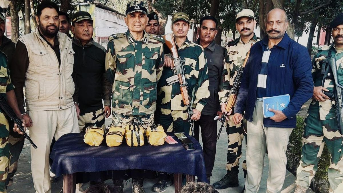 bsf achieves major success in amritsar arrests 5 smugglers in two operations 10 kg heroin recovered