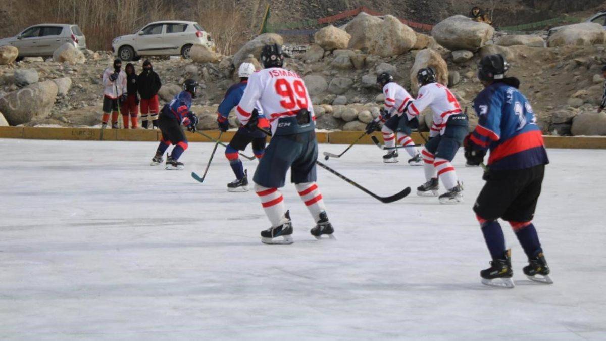an artificial ice hockey rink is ready in leh allowing competitions to take place year round sport will bring warmth to cold ladakh