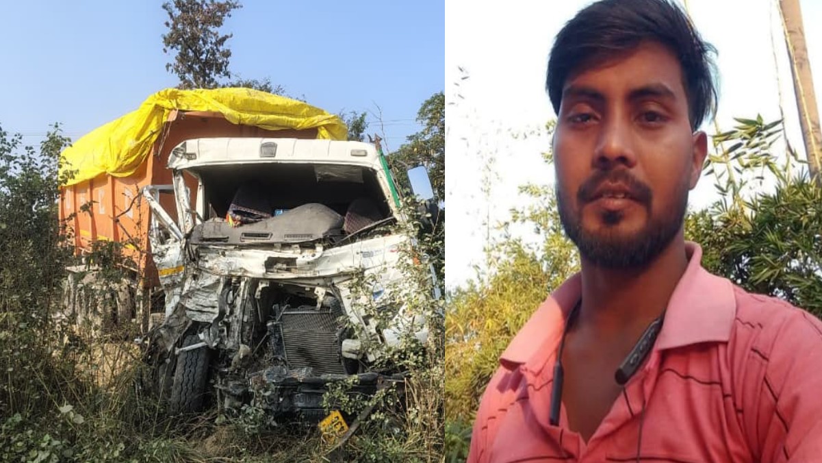 jaunpur truck collision one driver dead in headon crash