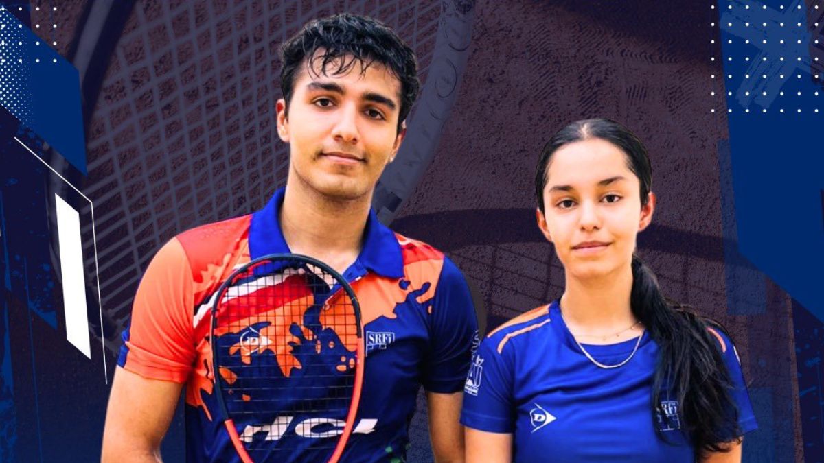 anahat and senthil became champions in squash indian tour 4