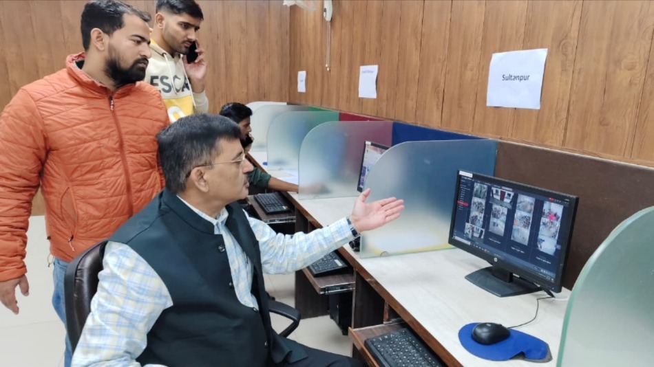 avadh university exam cc cameras found off strict action warned