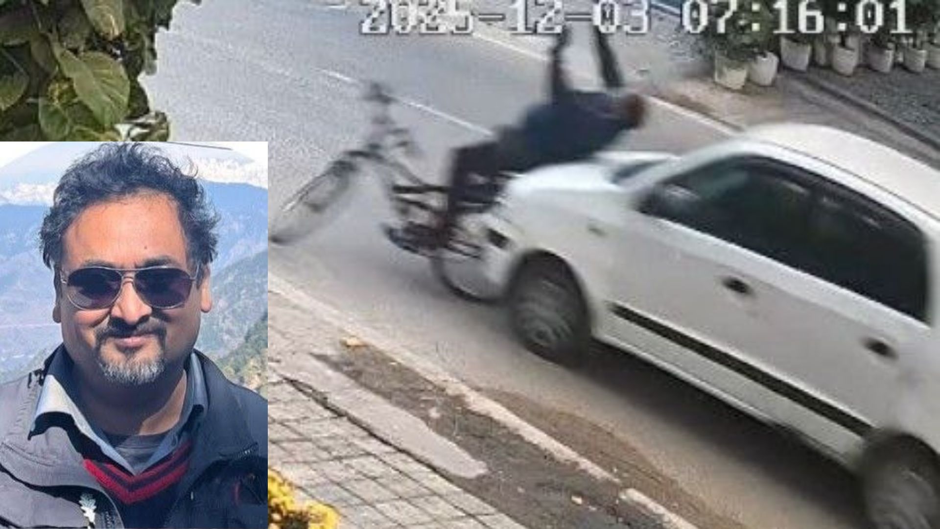 gurugram cyclist killed in hitandrun accident