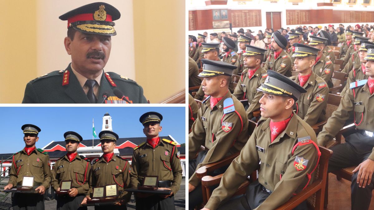71 cadets join indian military academy after graduation ceremony