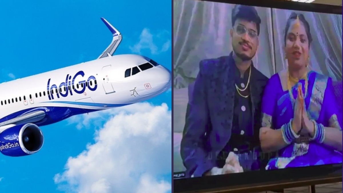 indigo flight cancellation newlyweds attend reception virtually