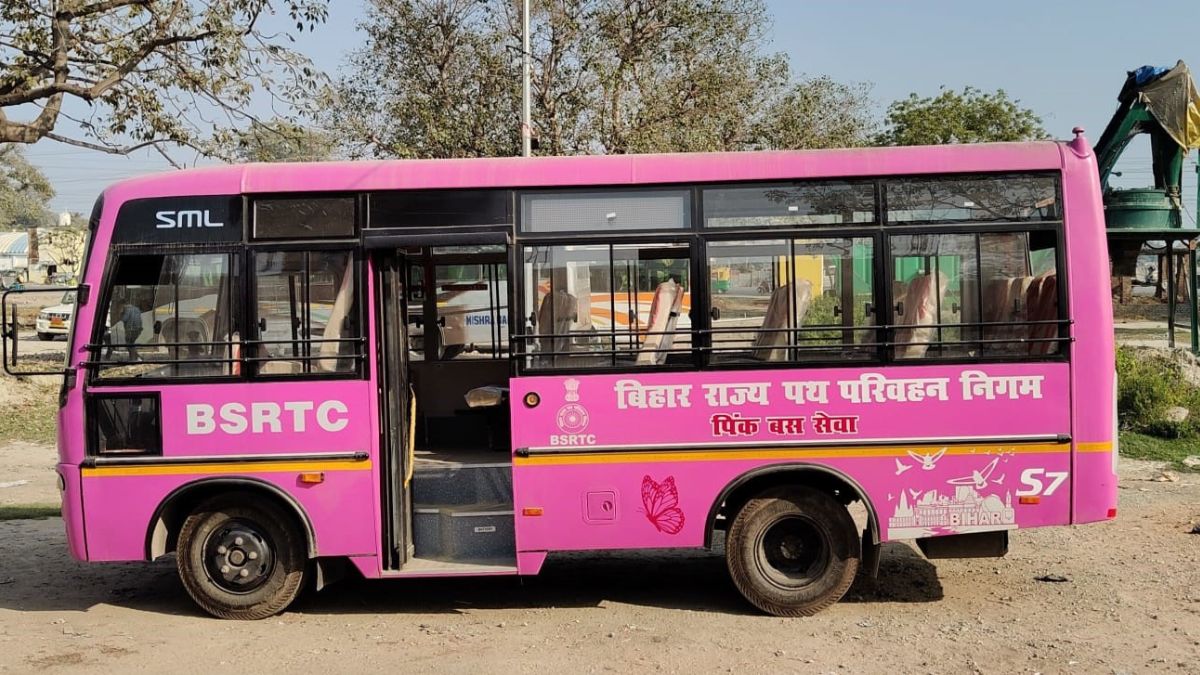 the pink bus will prove to be a safety shield for working women