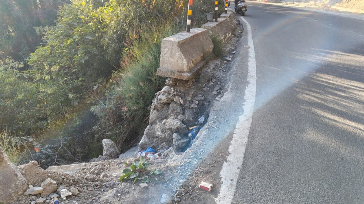 broken barriers and missing signboards threaten lives