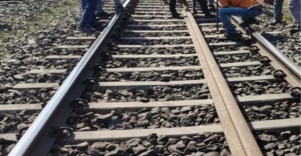 track inspection with trc machine from raebareli to unchahar