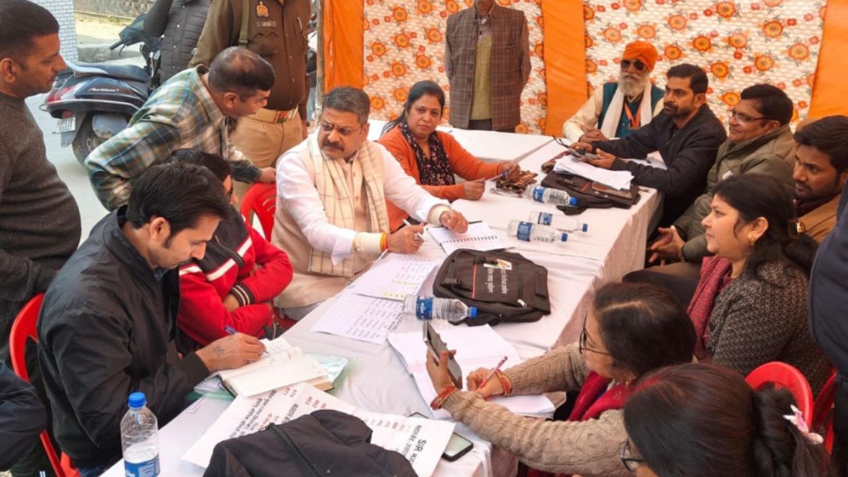 moradabad voter list sir forms submission ero contact details