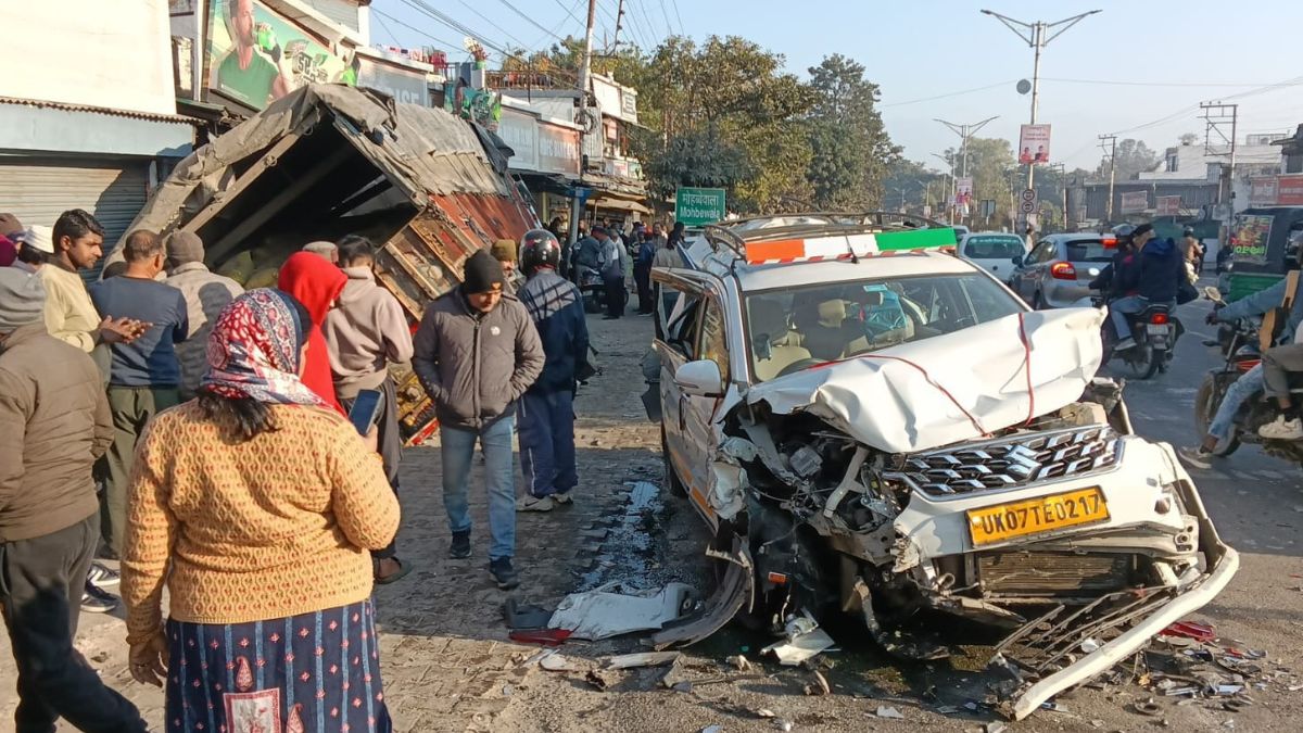 cement truck crashes into multiple vehicles and two people injured