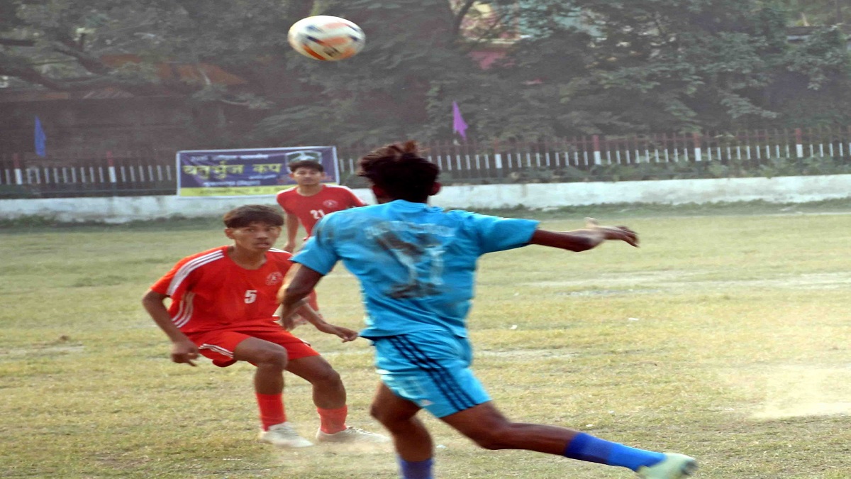 chaturbhuj cup football birgunj youth academy nepal wins in muzaffarpur